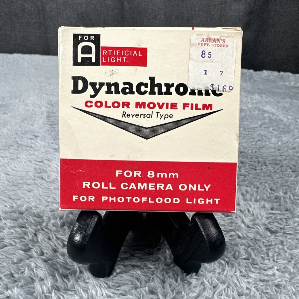 VTG Dynachrome Double 8MM Roll Camera Film For A Photoflood Light 1968 25' Roll
